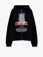 Balenciaga Men's The Door Cotton Sweatshirt Black