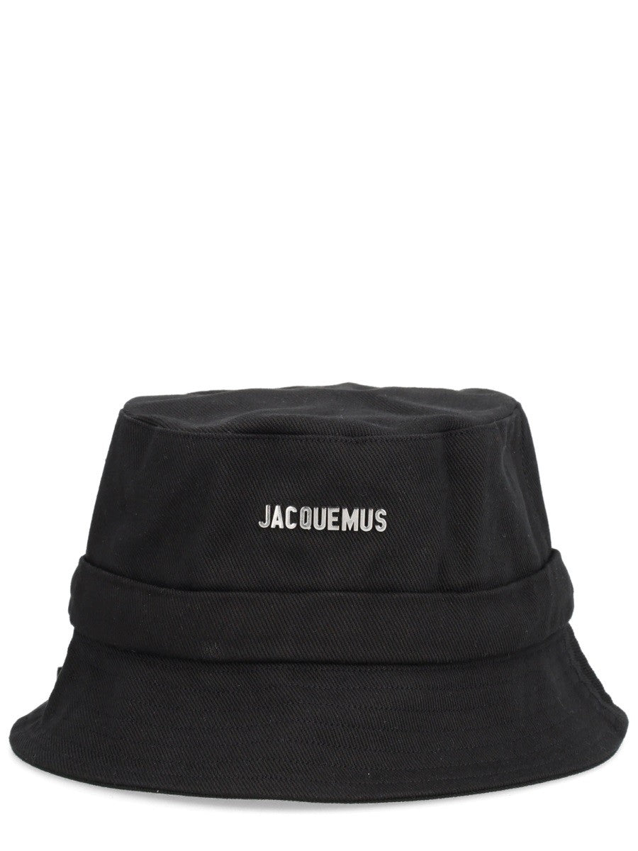 JACQUEMUS Men's Bucket Hat Gadjo Black JACQUEMUS