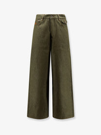 Walk In Paris Men's The Gardeners Denim Trousers Green