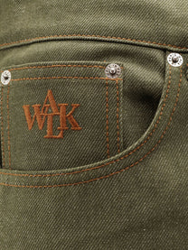 Walk In Paris Men's The Gardeners Denim Trousers Green