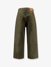 Walk In Paris Men's The Gardeners Denim Trousers Green