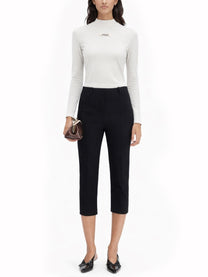 JACQUEMUS Women's The Grosgrain Long Sleeved Shirt White