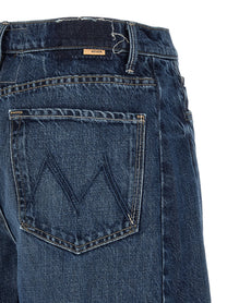 MOTHER The Half Pipe Bermuda Fray Bermuda Shorts Blue