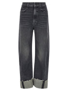 MOTHER The Half Pipe Cuff Jeans Grey