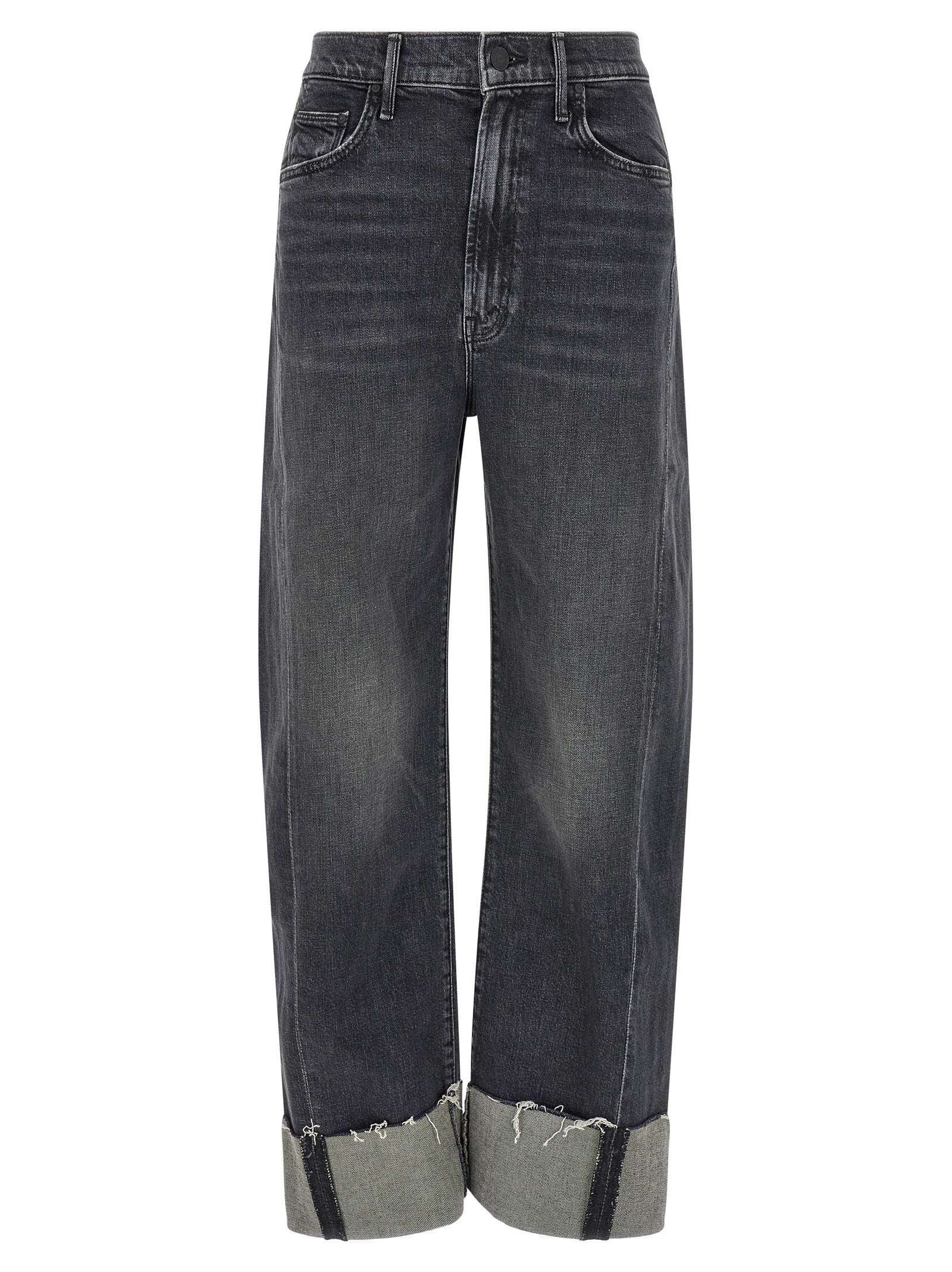 MOTHER The Half Pipe Cuff Jeans Grey