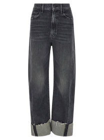 MOTHER The Half Pipe Cuff Jeans Grey