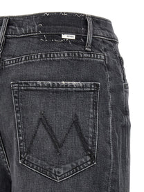 MOTHER The Half Pipe Cuff Jeans Grey
