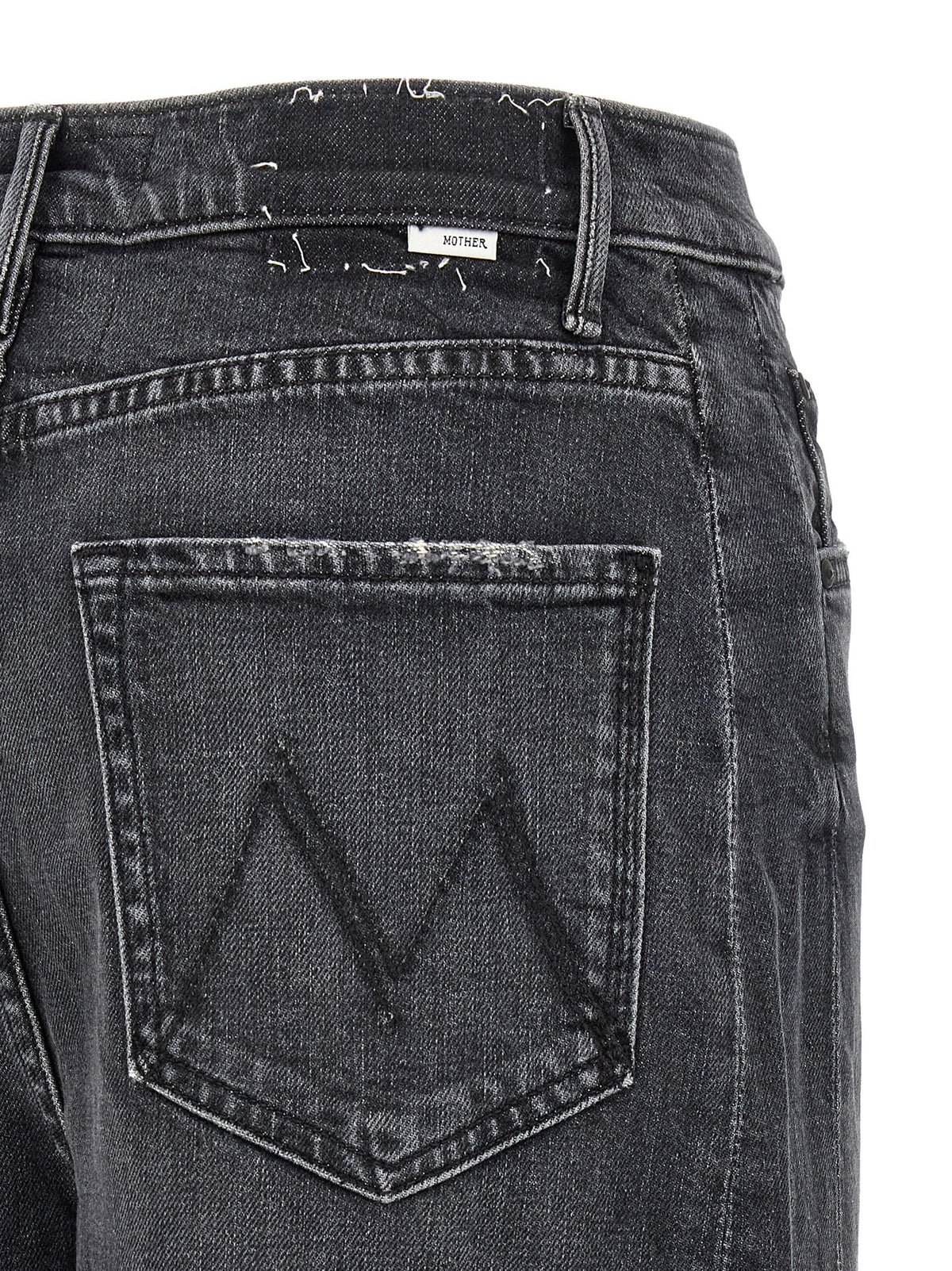MOTHER The Half Pipe Cuff Jeans Grey, view 4
