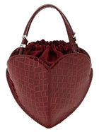 ROTATE Birger Christensen The Heart Burgundy Handbag Red