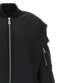 Jean Paul Gaultier The Hooded Bomber Jacket Black