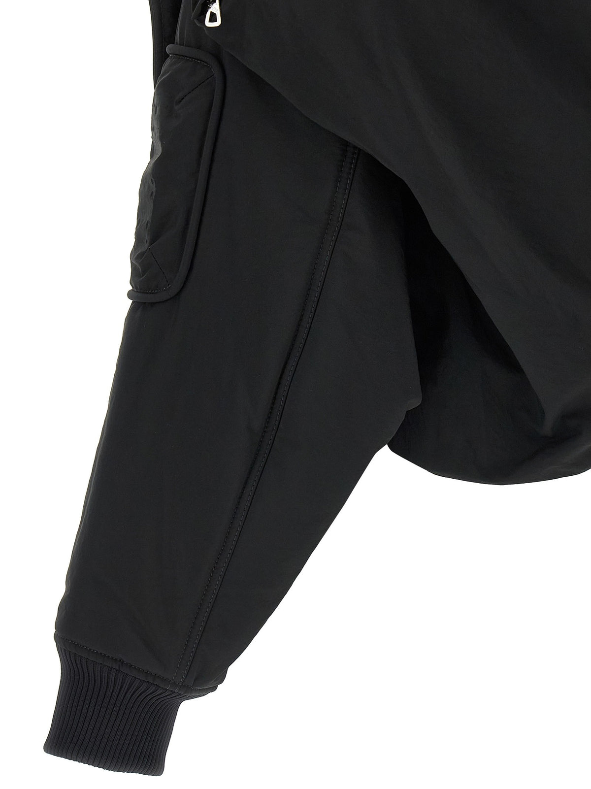 Jean Paul Gaultier The Hooded Bomber Jacket Black