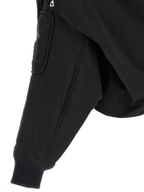 Jean Paul Gaultier The Hooded Bomber Jacket Black