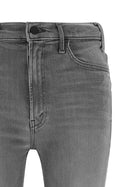 MOTHER The Hustler Ankle Fray Jeans Grey, view 3