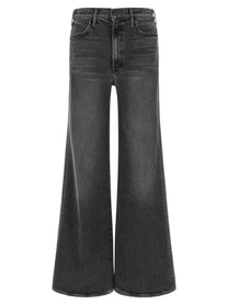 Mother The Hustler Roller Sneak Jeans Grey