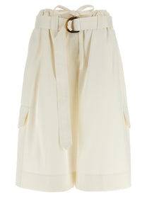 Zimmermann The Illuminate Bermuda Short Bermuda Shorts White
