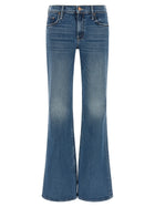 MOTHER The Jinx Heel Jeans Blue