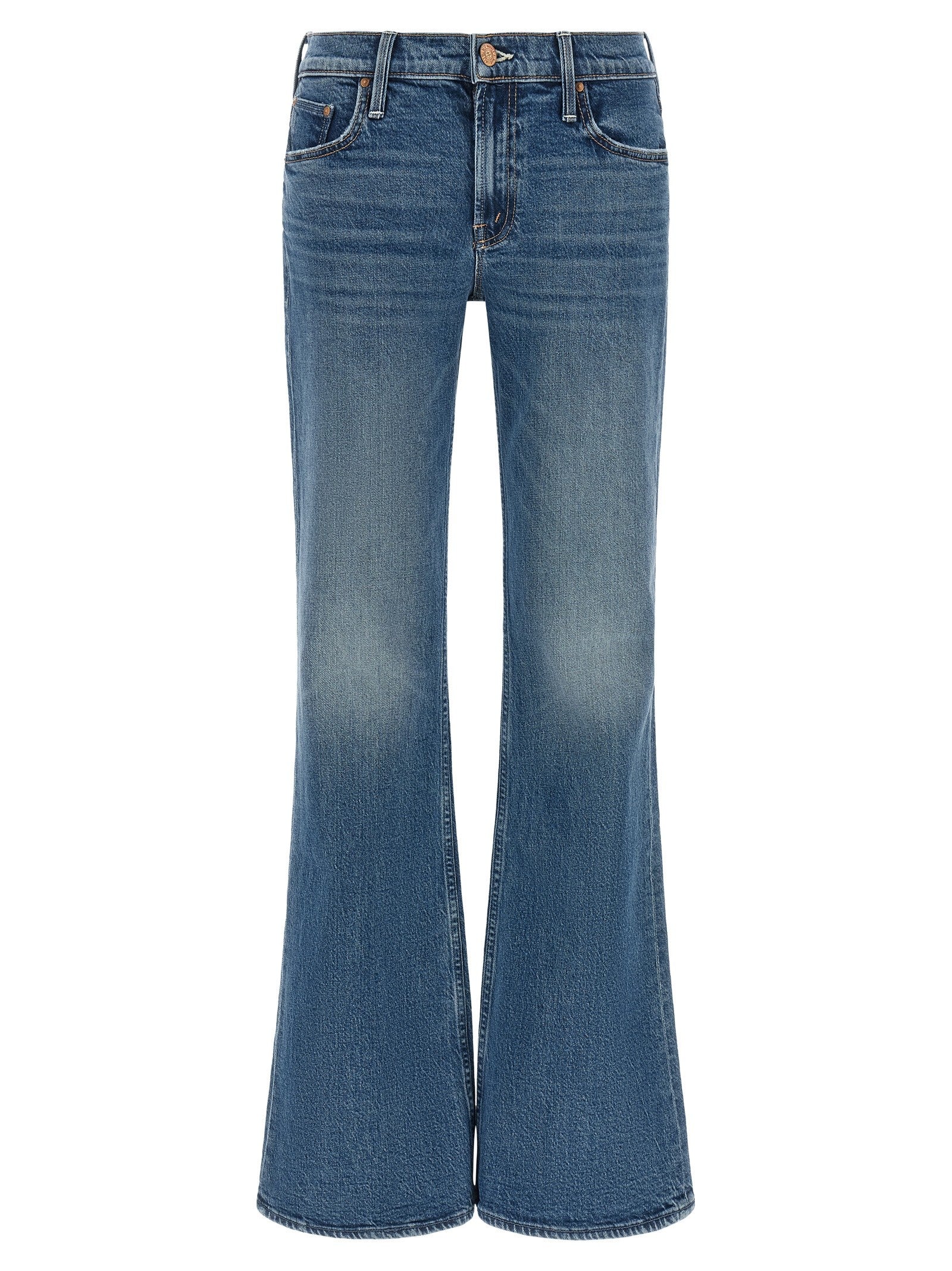 Mother The Jinx Heel Jeans Blue