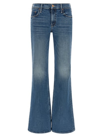 Mother The Jinx Heel Jeans Blue