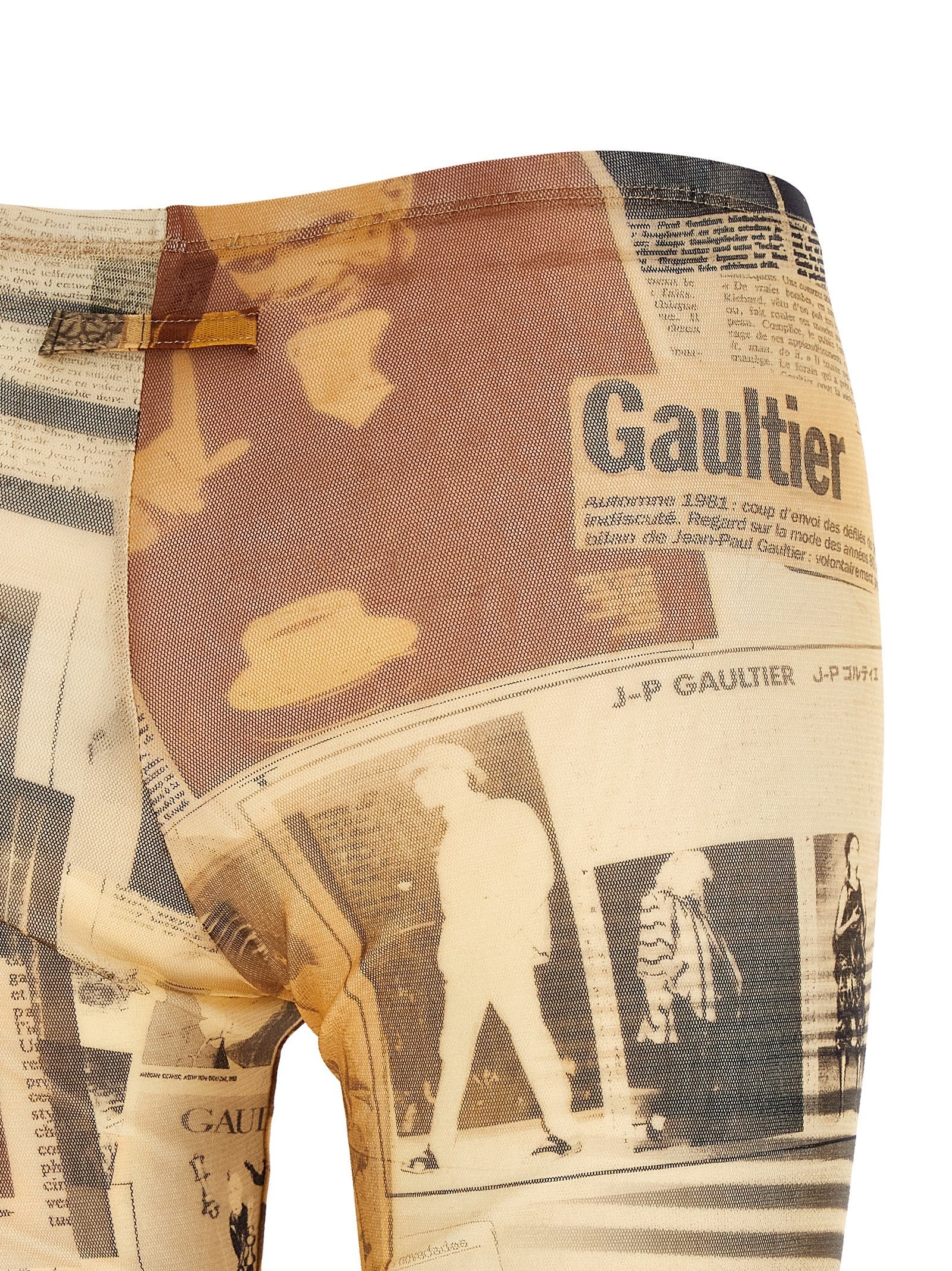 Jean Paul Gaultier The Journal Pants Gold