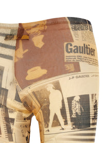 Jean Paul Gaultier The Journal Pants Gold