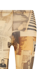 Jean Paul Gaultier The Journal Pants Gold