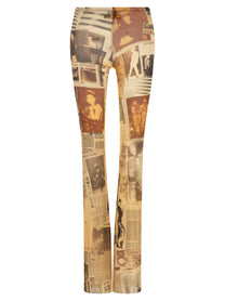 Jean Paul Gaultier The Journal Pants Gold