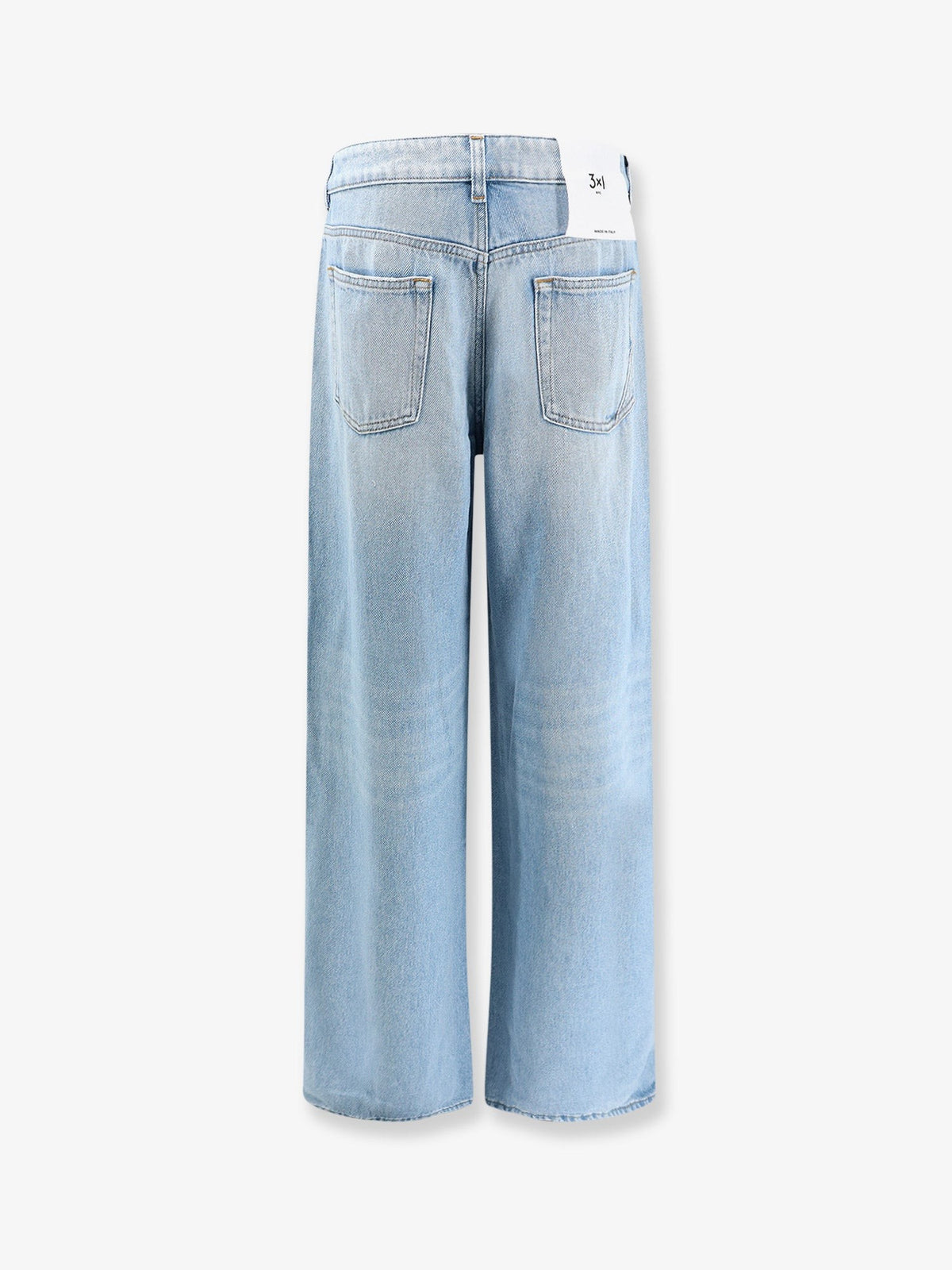 3x1 Women's The Kat Blue Denim Jeans Yellow