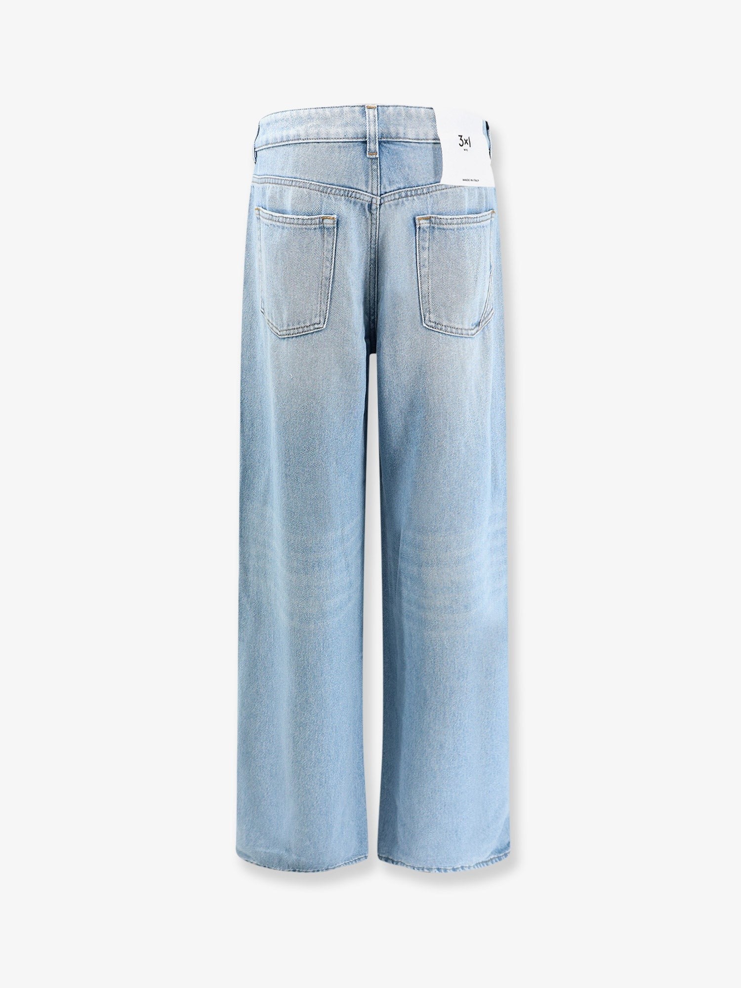 3x1 Women's The Kat Blue Denim Jeans Yellow