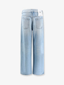 3x1 Women's The Kat Blue Denim Jeans Yellow