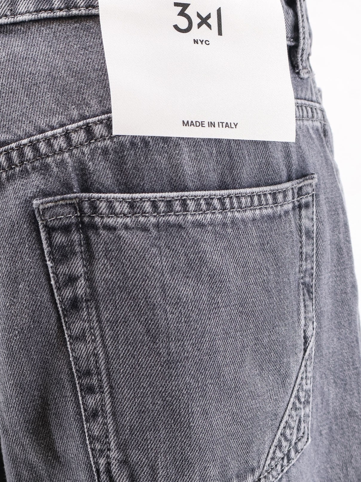3x1 Women's The Kat Cotton and Lyocell Jeans Grey