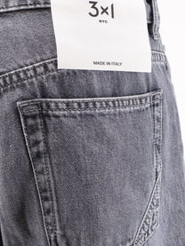 3x1 Women's The Kat Cotton and Lyocell Jeans Grey