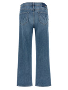 MOTHER The Kick It Ankle Jeans Blue, view 2