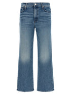 MOTHER The Kick It Ankle Jeans Blue