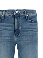 MOTHER The Kick It Ankle Jeans Blue, view 3