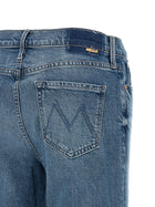 MOTHER The Kick It Ankle Jeans Blue, view 4