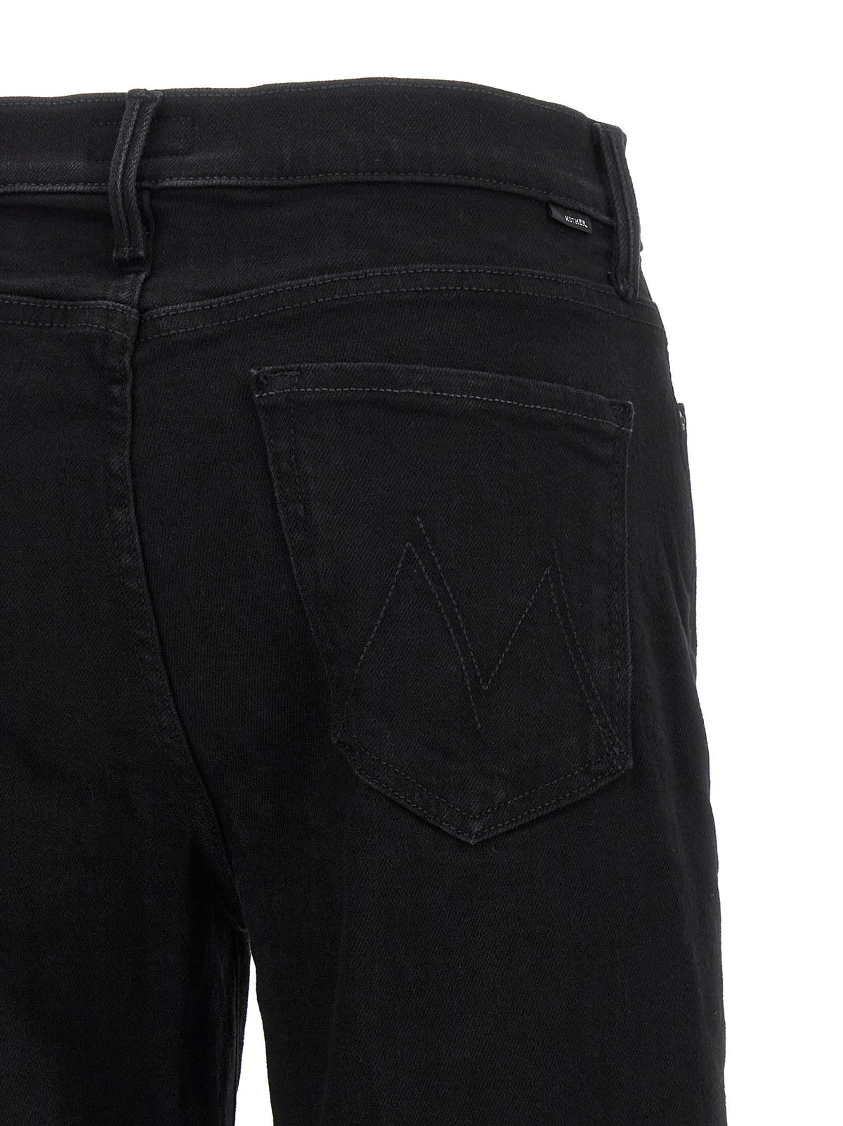 MOTHER The Kick It Jeans Black, view 4
