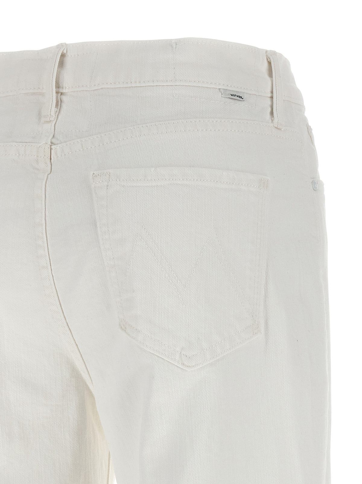 MOTHER The Kick It Jeans White, view 4