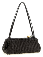 JACQUEMUS The La Large Clutch Salon Handbag Brown, view 2