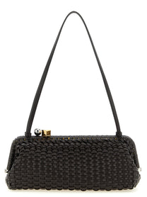 JACQUEMUS The La Large Clutch Salon Handbag Brown