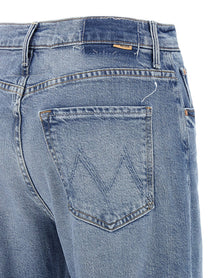Mother The Lasso Sneak Jeans Blue