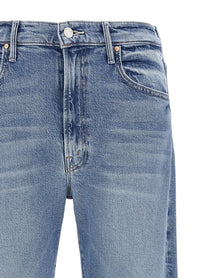 Mother The Lasso Sneak Jeans Blue