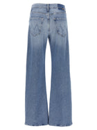 MOTHER The Lasso Sneak Jeans Blue, view 2