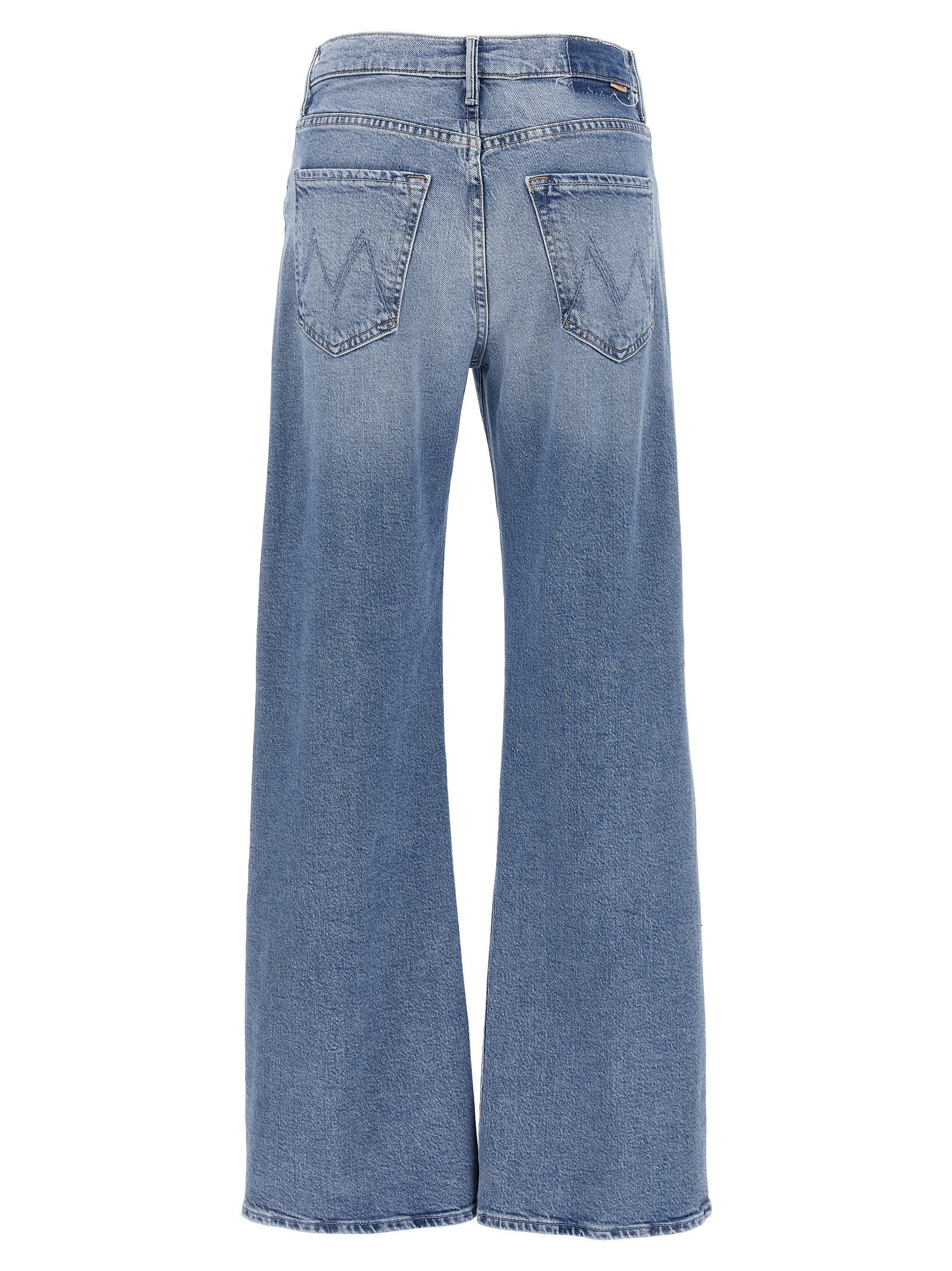 Mother The Lasso Sneak Jeans Blue