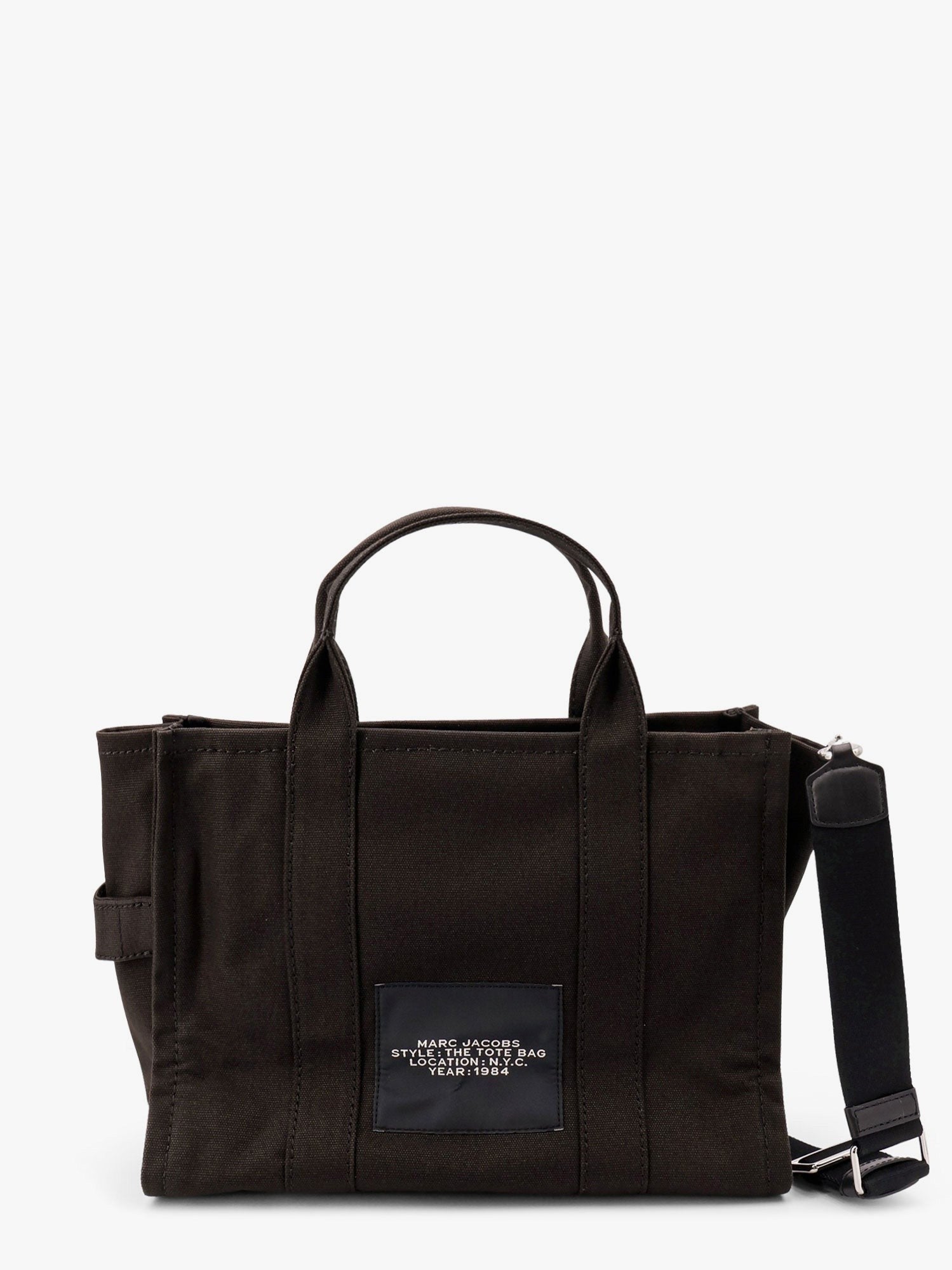 Marc Jacobs Women's The Medium Tote Canvas Crossbody Bag Black