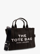 Marc Jacobs Women's The Medium Tote Canvas Crossbody Bag Black, view 3