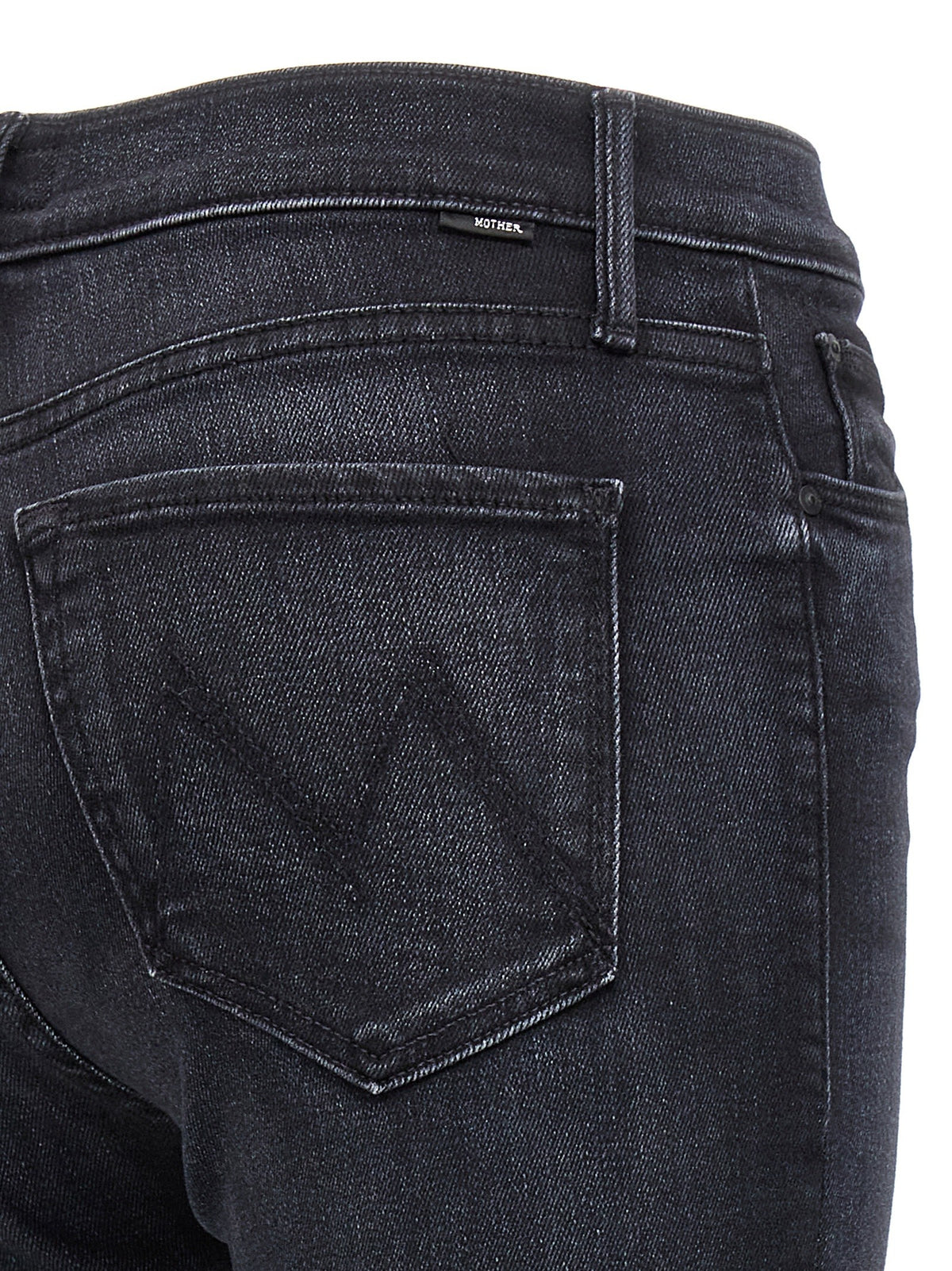 MOTHER The Mid Rise Dazzler Jeans Black