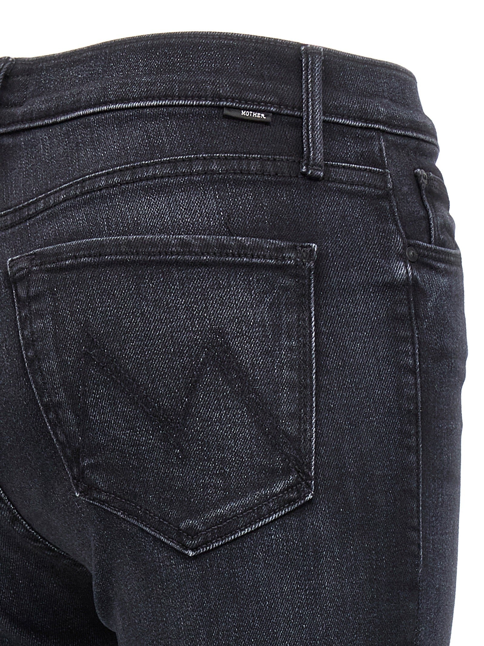 MOTHER The Mid Rise Dazzler Jeans Black