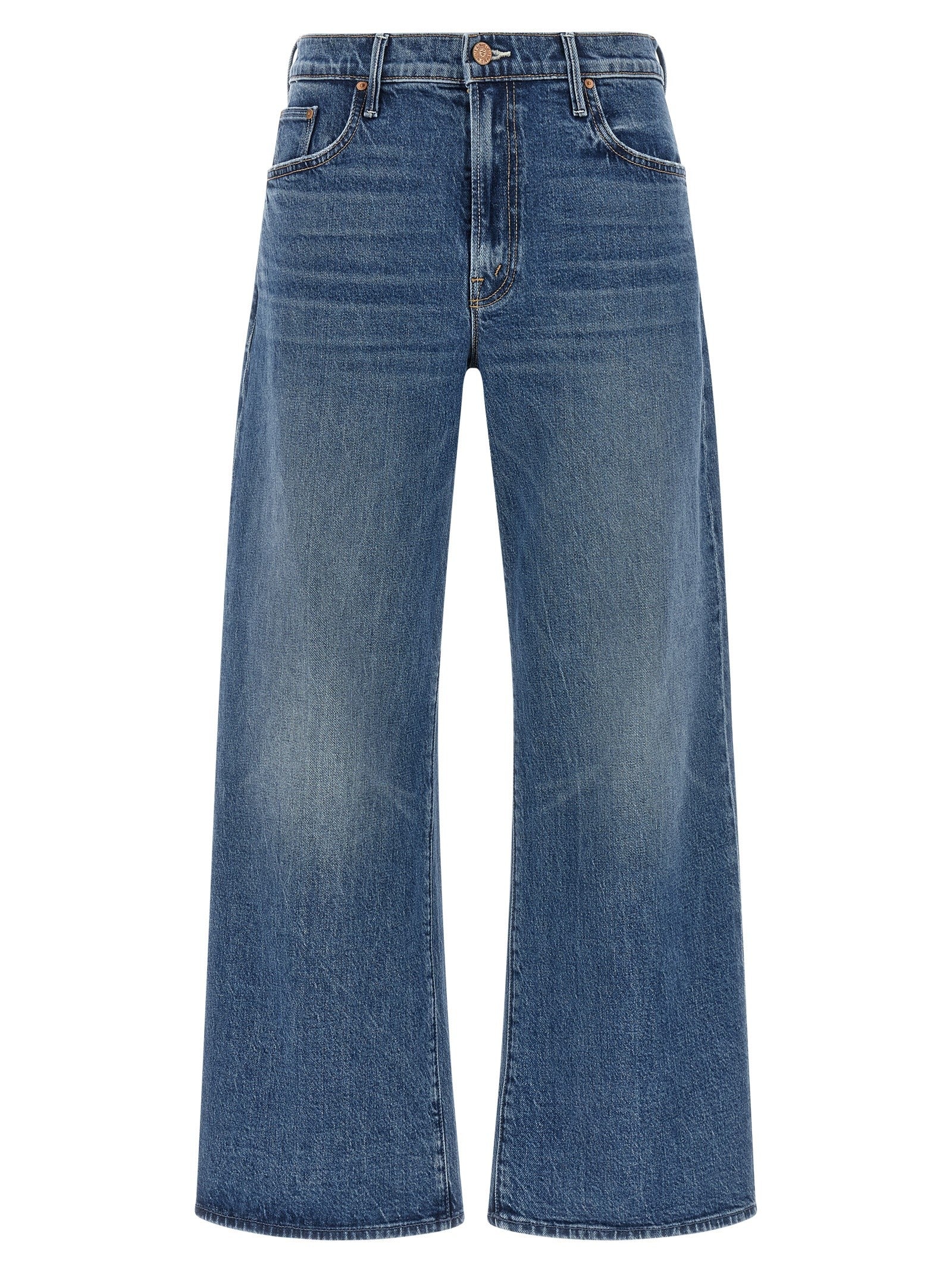 Mother The Mid Rise Maven Flood Jeans Blue