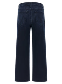 Mother The Mid Rise Rambler Zip Ankle Jeans Blue