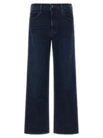Mother The Mid Rise Rambler Zip Ankle Jeans Blue